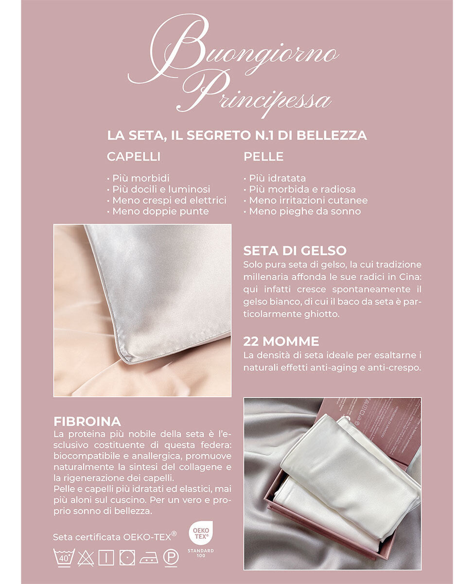 Federa in seta Buongiorno Principessa