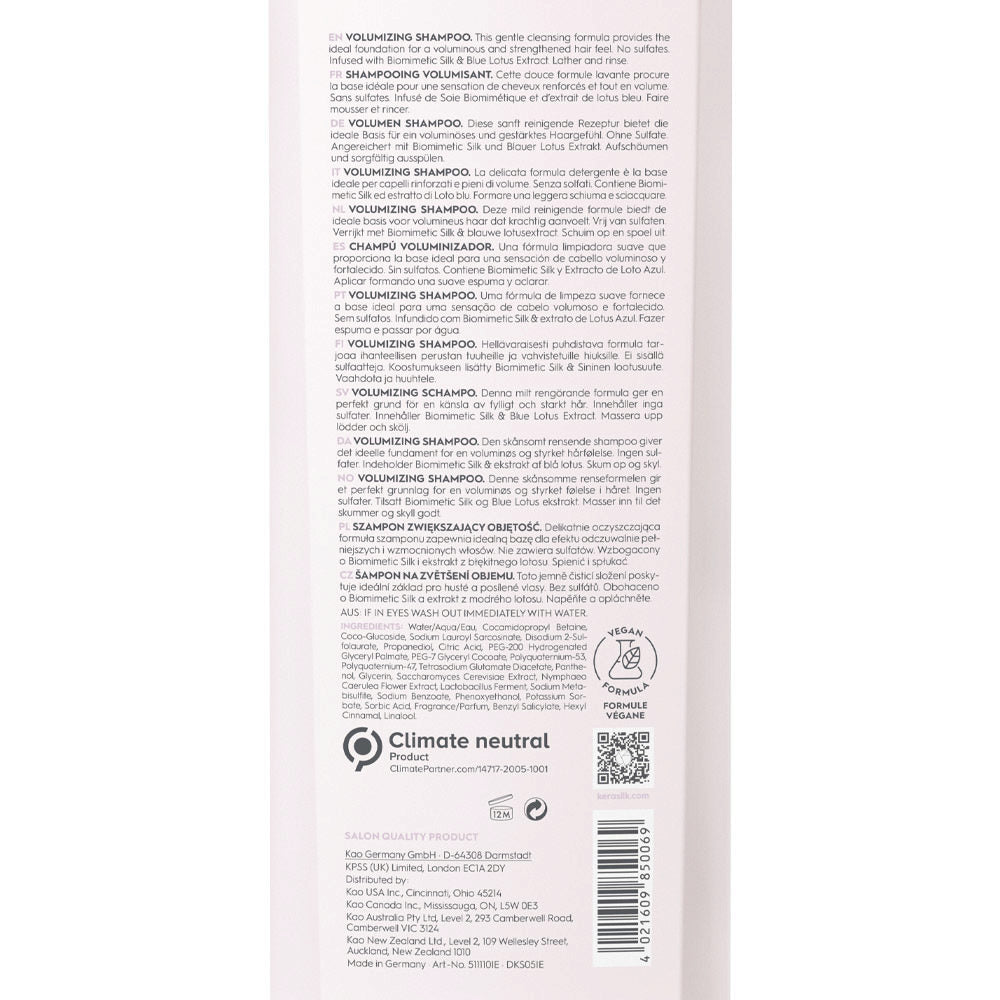 Kerasilk Essentials Volumizing Shampoo 750ml
