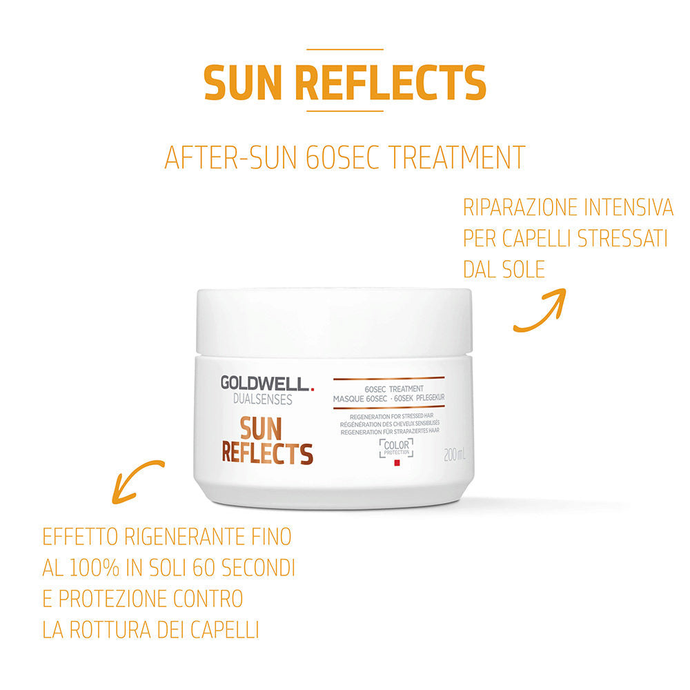 Goldwell Dualsenses Sun Reflects 60 Sec Treatment 200ml - trattamento per capelli stressati dal sole