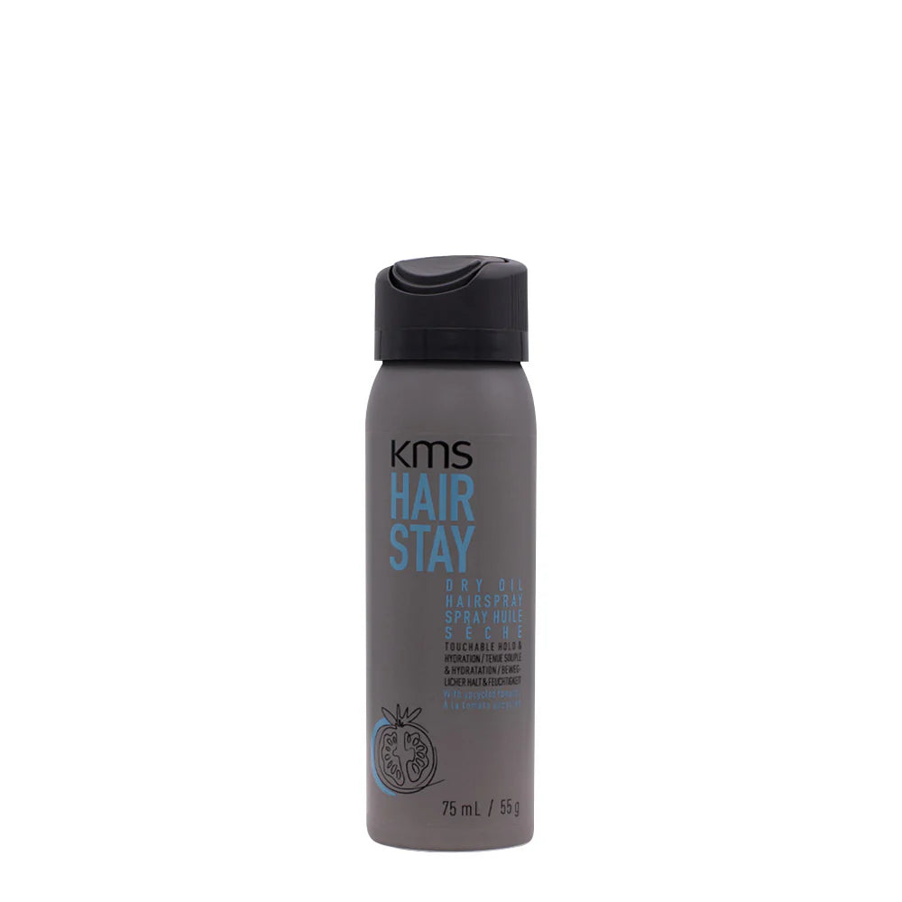 KMS Hairstay Dry Oil Hairspray 75ml - lacca tenuta leggera anticrespo